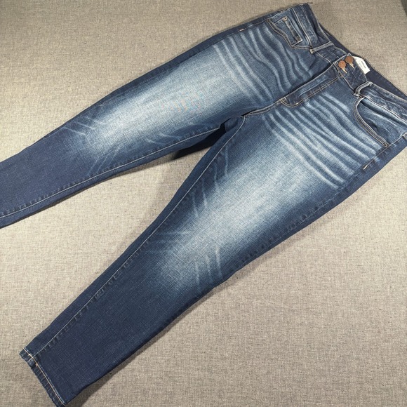 BKE Denim - BKE Parker Ankle Skinny Jeans Women 33 Blue High Rise Universal Fit Stretch